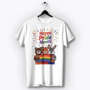Happy Pride Month T-shirts design, Rainbow tshirt, Pride shirt, Pride Merch, Pride Month Threads, Pride t shirt, 300 Dpi High Resolution tee