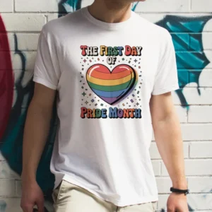 First Day of Pride Month,First Day Tees, Pride Month png,Pride month,pride month shirt, 300 Dpi, Eps, Svg, Png, Ai Files, High Resolution