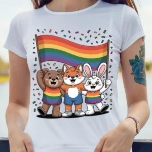 Happy Pride Month Svg Png | Rainbow LGBTQ T‑Shirt Design | Digital Download